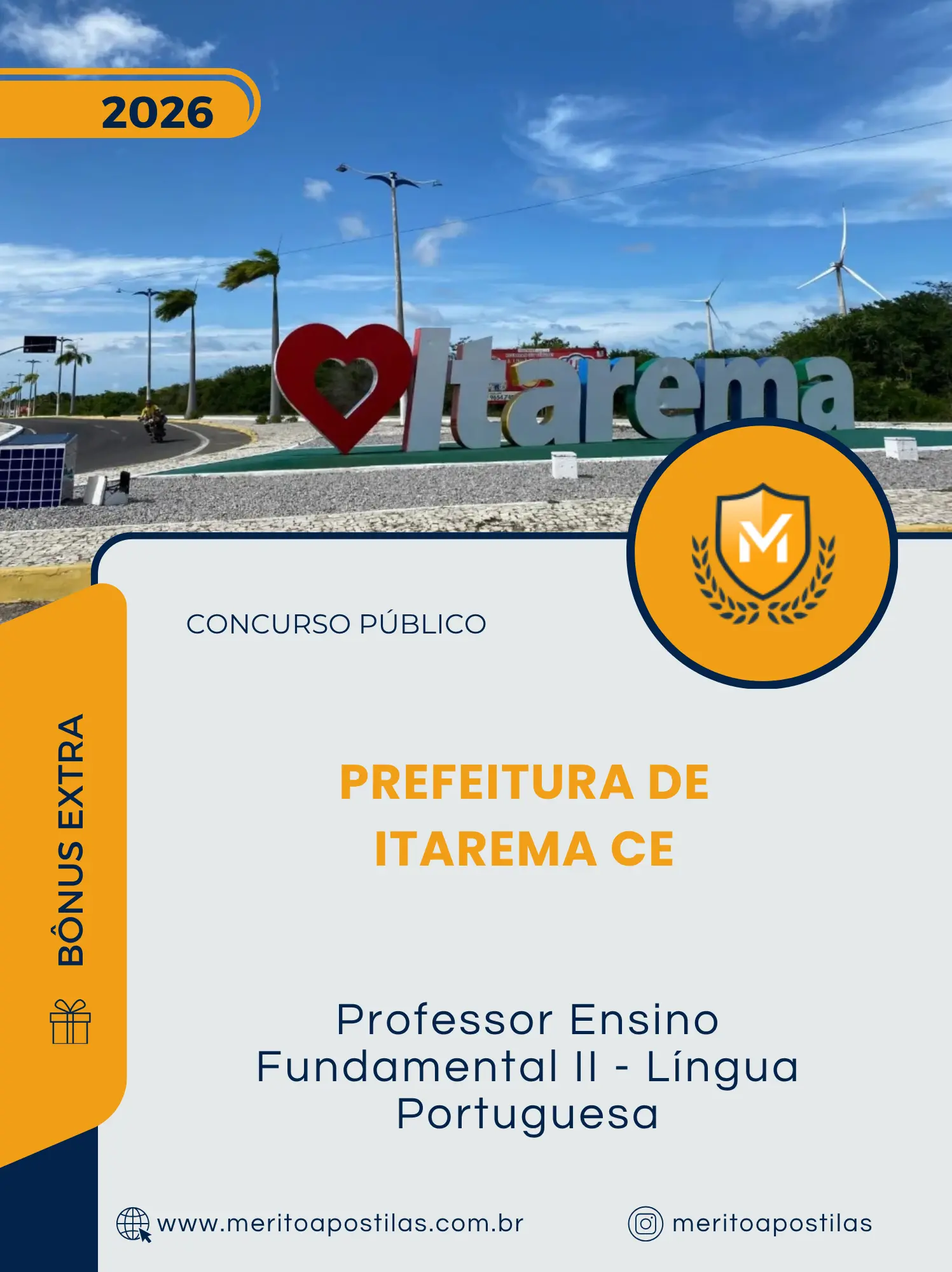 Apostila Professor Ensino Fundamental II Língua Portuguesa Prefeitura de Itarema CE 2026