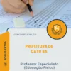 Apostila Professor Especialista Educação Física Prefeitura de Catu BA 2026
