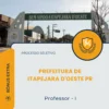 Apostila Professor I Prefeitura de Itapejara D'Oeste PR 2026