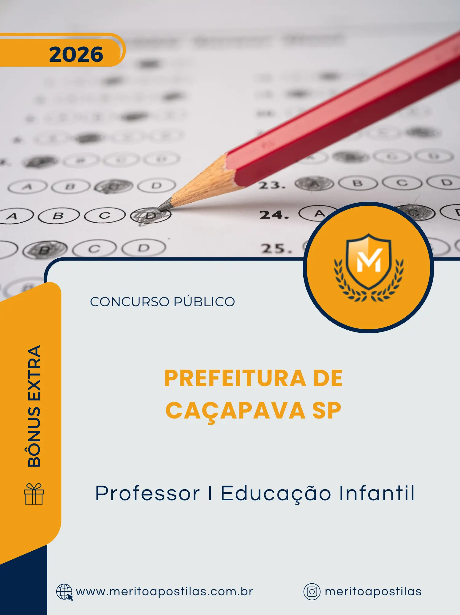 Apostila Professor I Educação Infantil Prefeitura de Caçapava SP 2026