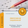 Apostila Professor I Ensino Fundamental Prefeitura de Caçapava SP 2026