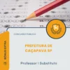 Apostila Professor I Substituto Prefeitura de Caçapava SP 2026