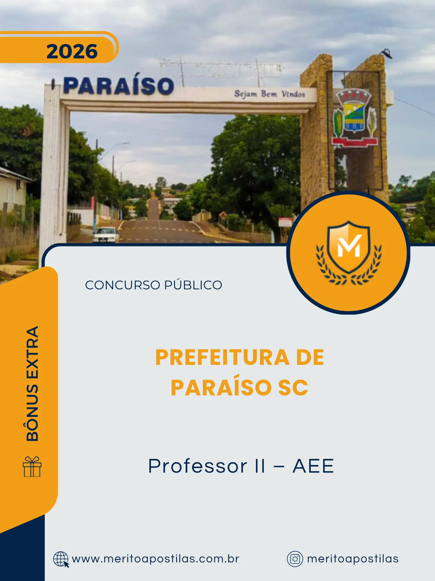Apostila Professor II AEE Prefeitura de Paraíso SC 2026
