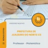 Apostila Professor Matemática Prefeitura de Juazeiro do Norte CE 2026