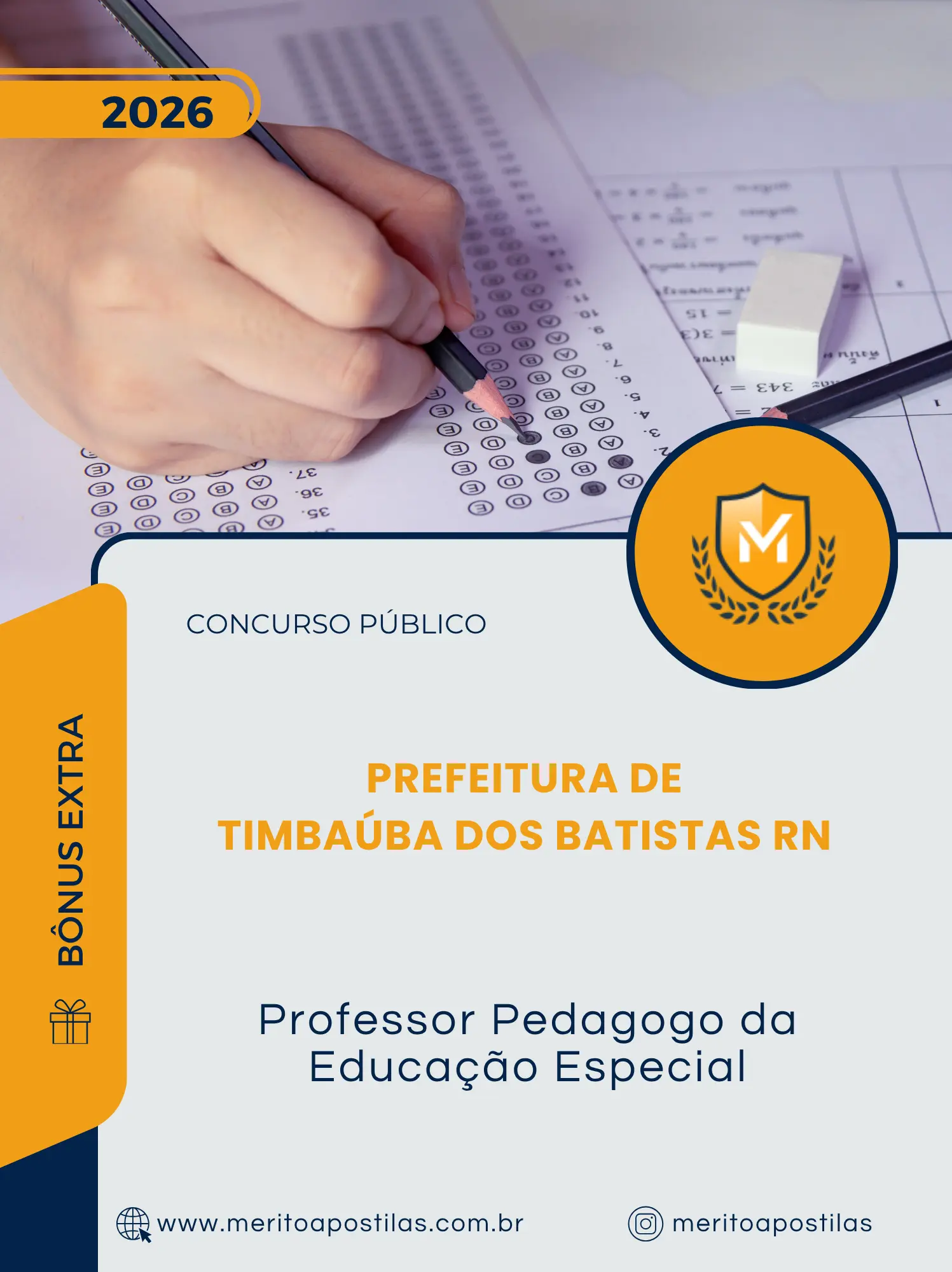 Apostila Professor Pedagogo da Educação Especial Prefeitura de Timbaúba dos Batistas RN 2026