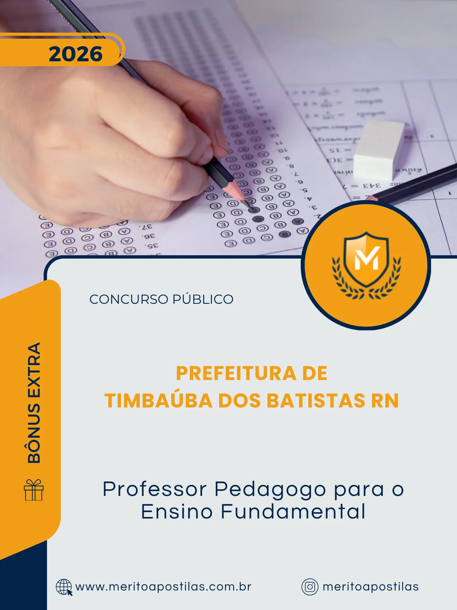 Apostila Professor Pedagogo para o Ensino Fundamental Prefeitura de Timbaúba dos Batistas RN 2026