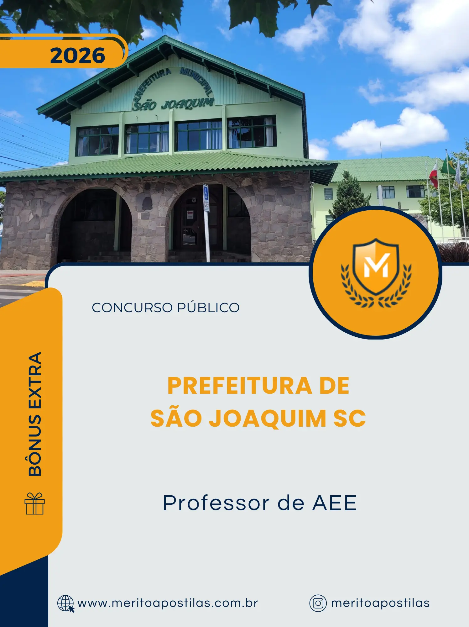 Apostila Professor de AEE Prefeitura de São Joaquim SC 2026