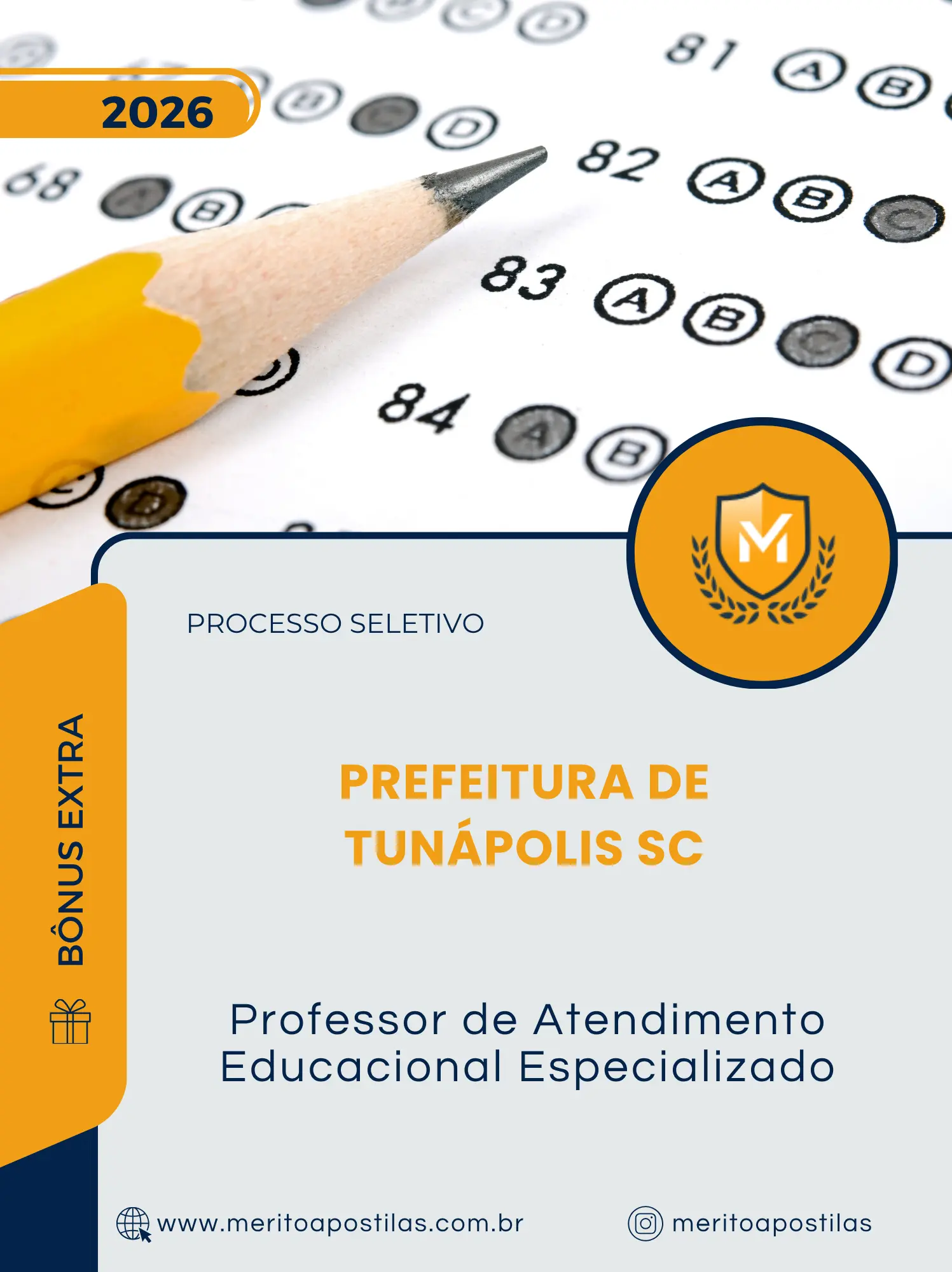 Apostila Professor de Atendimento Educacional Especializado Prefeitura de Tunápolis SC 2026