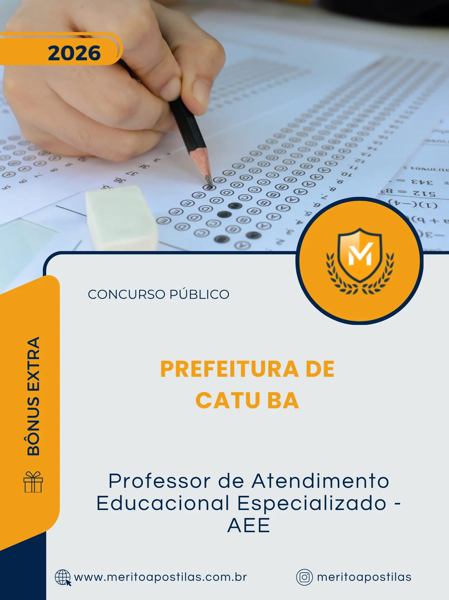 Apostila Professor de Atendimento Educacional Especializado AEE Prefeitura de Catu BA 2026