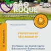 Apostila Professor de Atendimento Educacional Especializado AEE Prefeitura de São Roque SP 2026