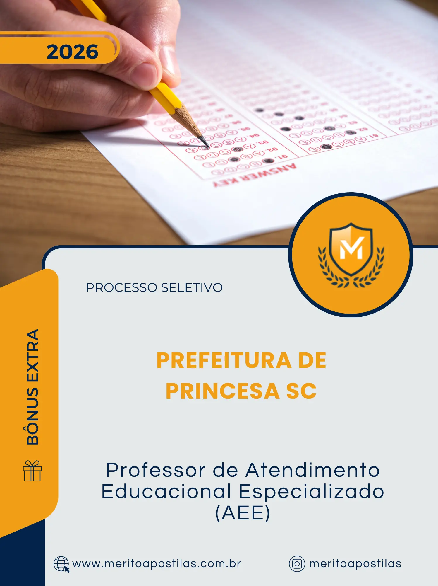 Apostila Professor de Atendimento Educacional Especializado AEE Prefeitura de Princesa SC 2026
