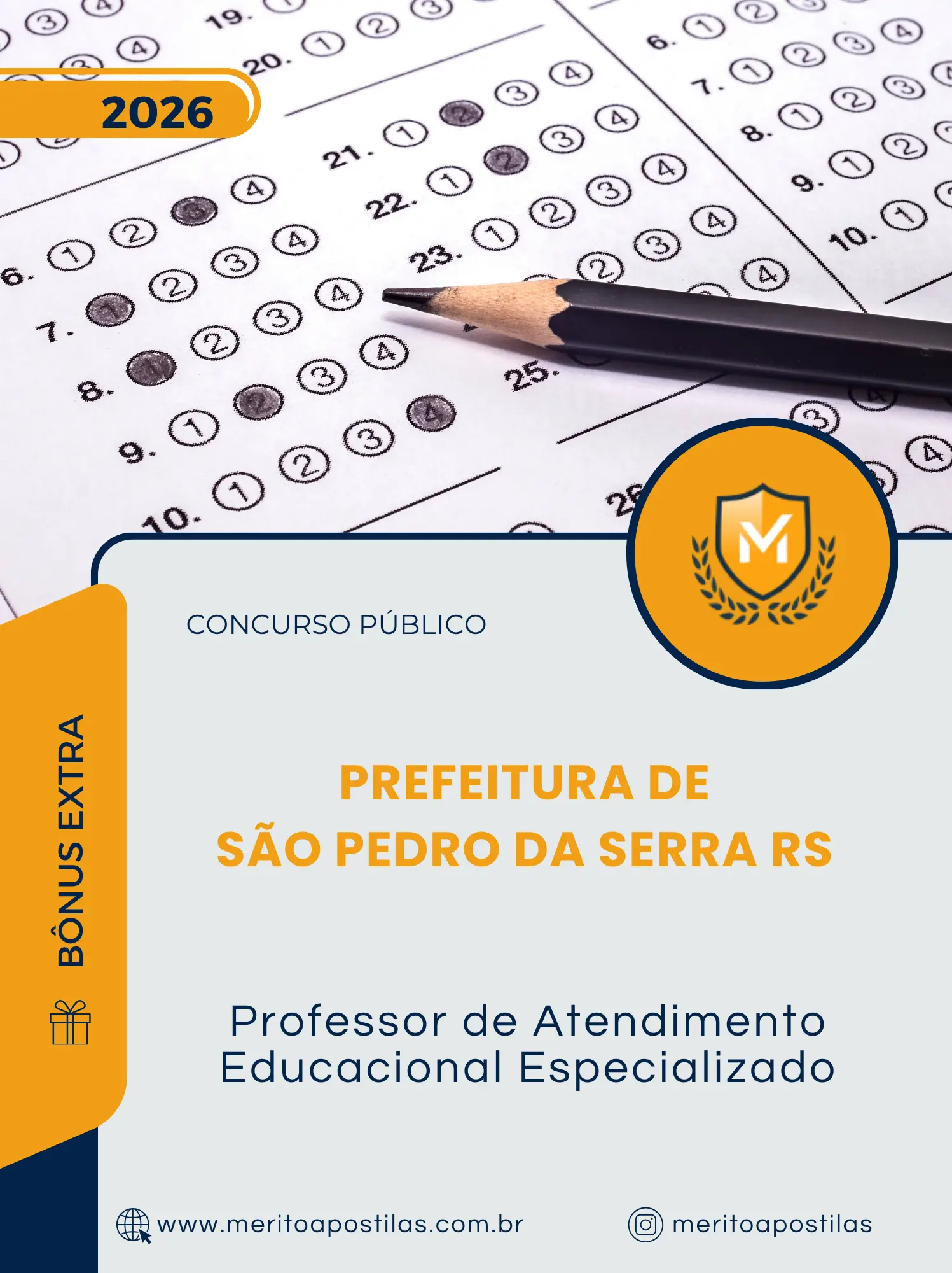 Apostila Professor de Atendimento Educacional Especializado Prefeitura de São Pedro da Serra RS 2026