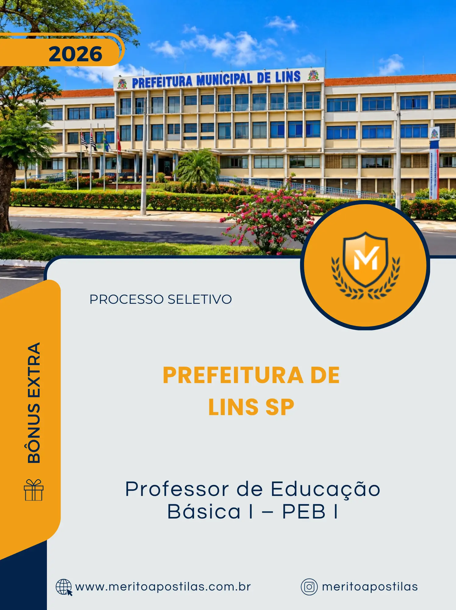Apostila Professor de Educação Básica I PEB I Prefeitura de Lins SP 2026