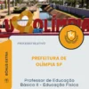 Apostila Professor de Educação Básica II Educação Física Prefeitura de Olímpia SP 2026