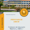 Apostila Professor de Educação Básica II PEB II Educação Física Prefeitura de Lins SP 2026