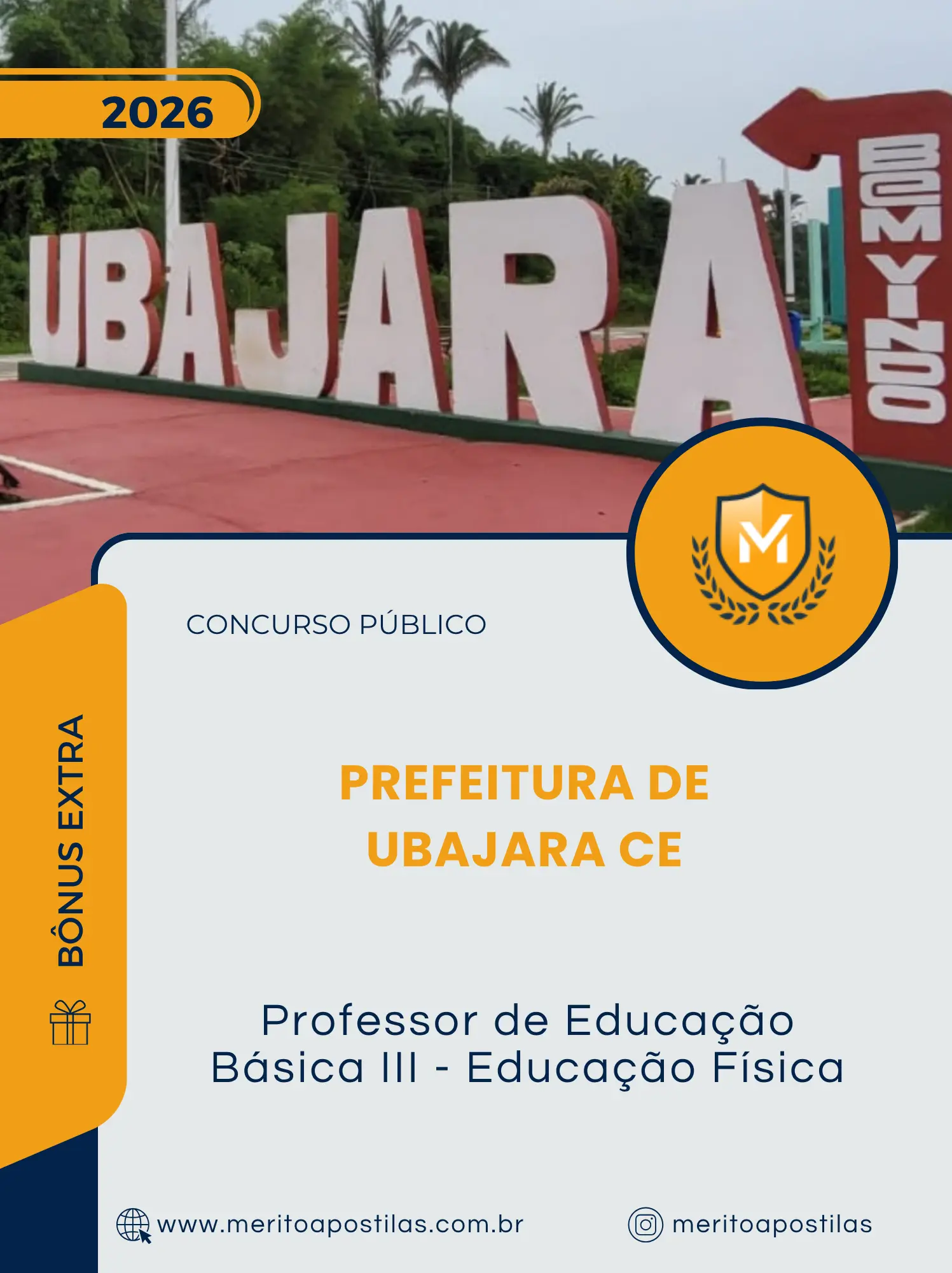 Apostila Professor de Educação Básica III Educação Física Prefeitura de Ubajara CE 2026