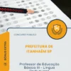 Apostila Professor de Educação Básica III Língua Portuguesa Prefeitura de Itanhaém SP 2026