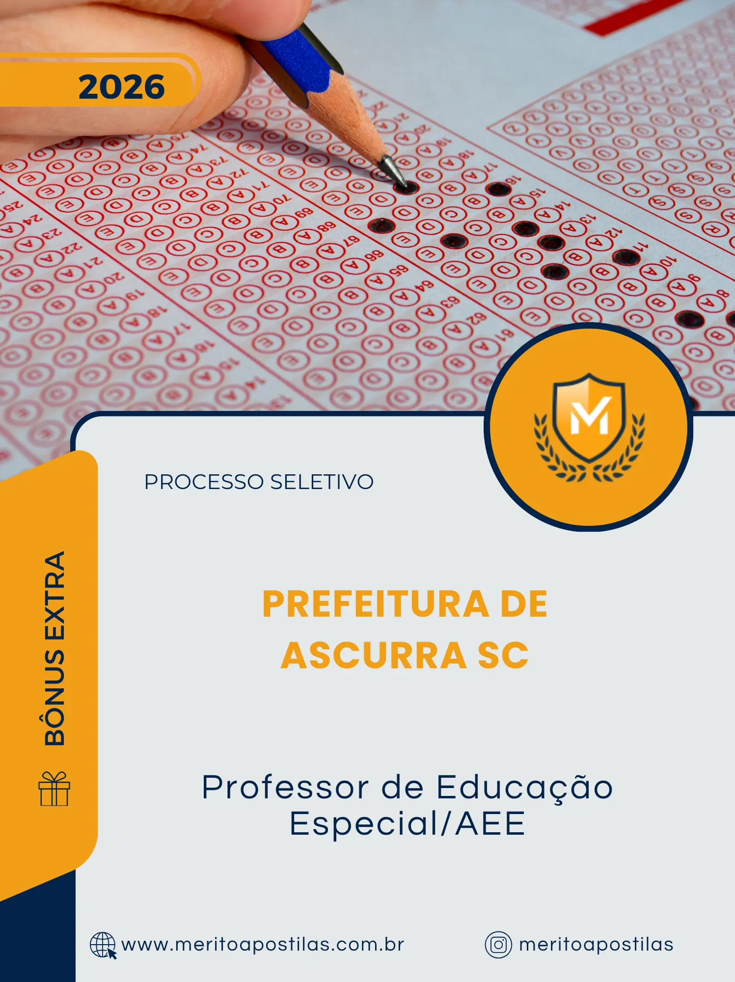 Apostila Professor de Educação Especial AEE Prefeitura de Concórdia SC 2026