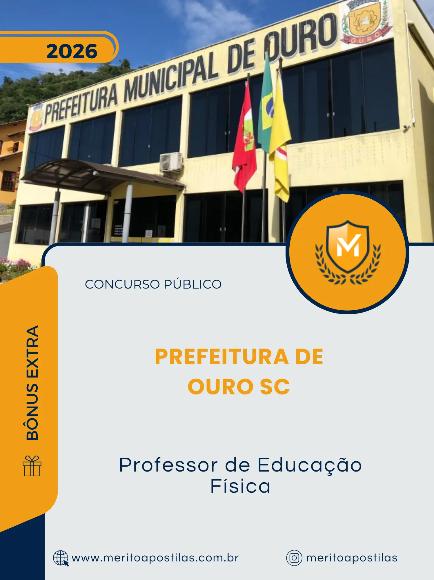 Apostila Professor de Educação Física Prefeitura de Ouro SC 2026