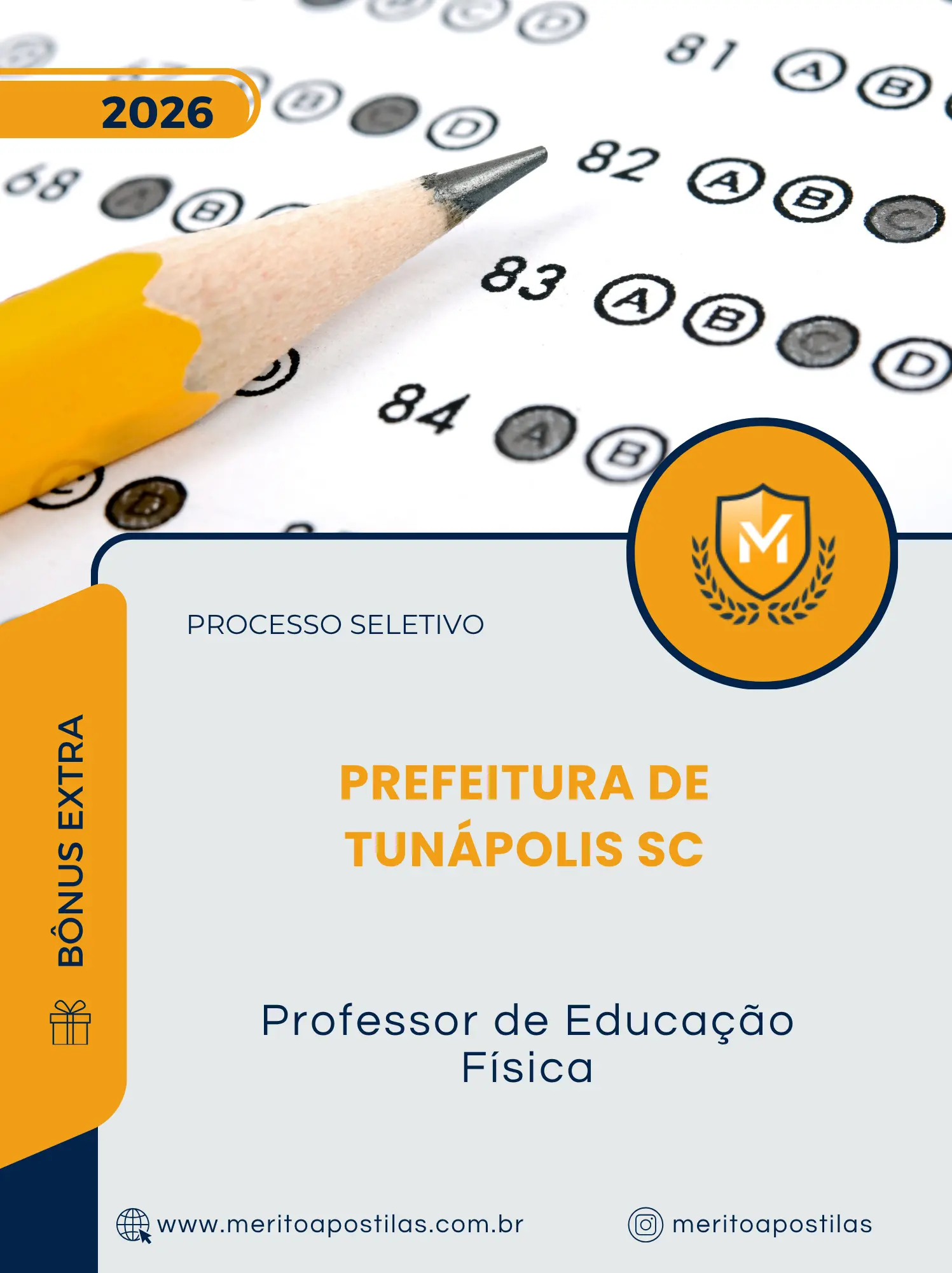 Apostila Professor de Educação Física Prefeitura de Tunápolis SC 2026