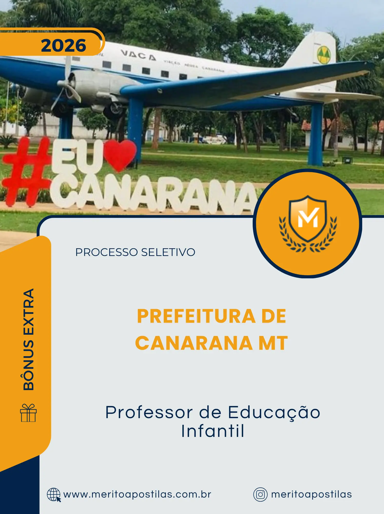 Apostila Professor de Educação Infantil Prefeitura de Canarana MT 2026