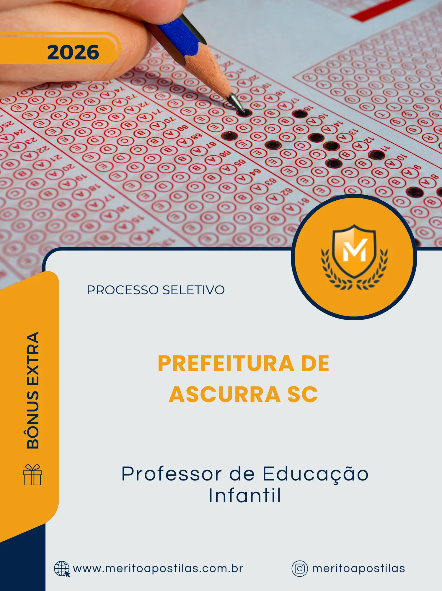 Apostila Professor de Educação Infantil Prefeitura de Concórdia SC 2026