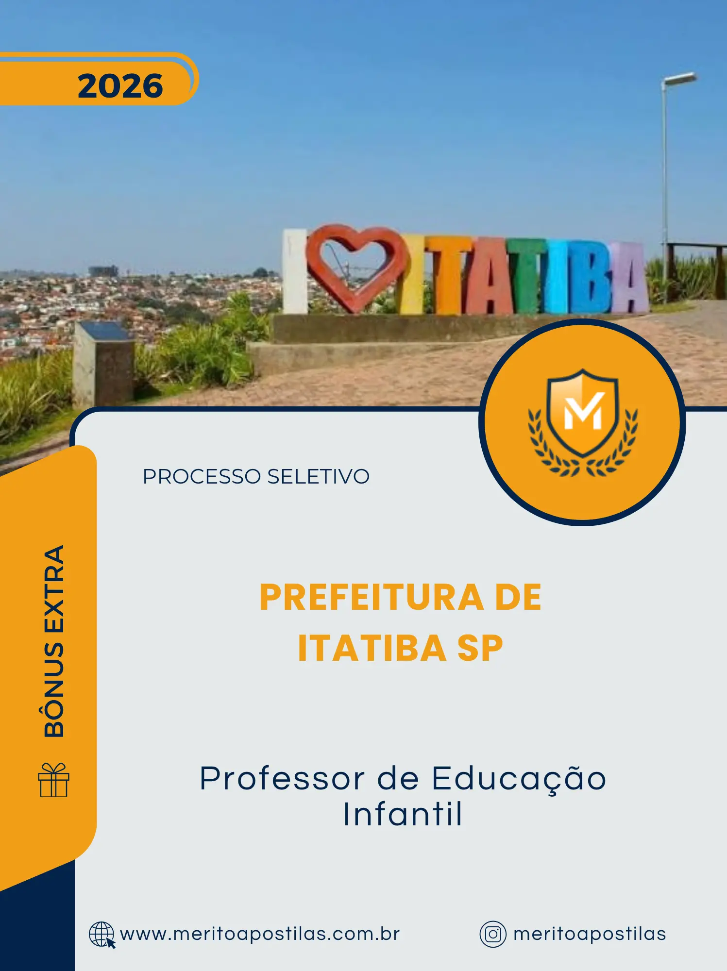 Apostila Professor de Educação Infantil Prefeitura de Itatiba SP 2026