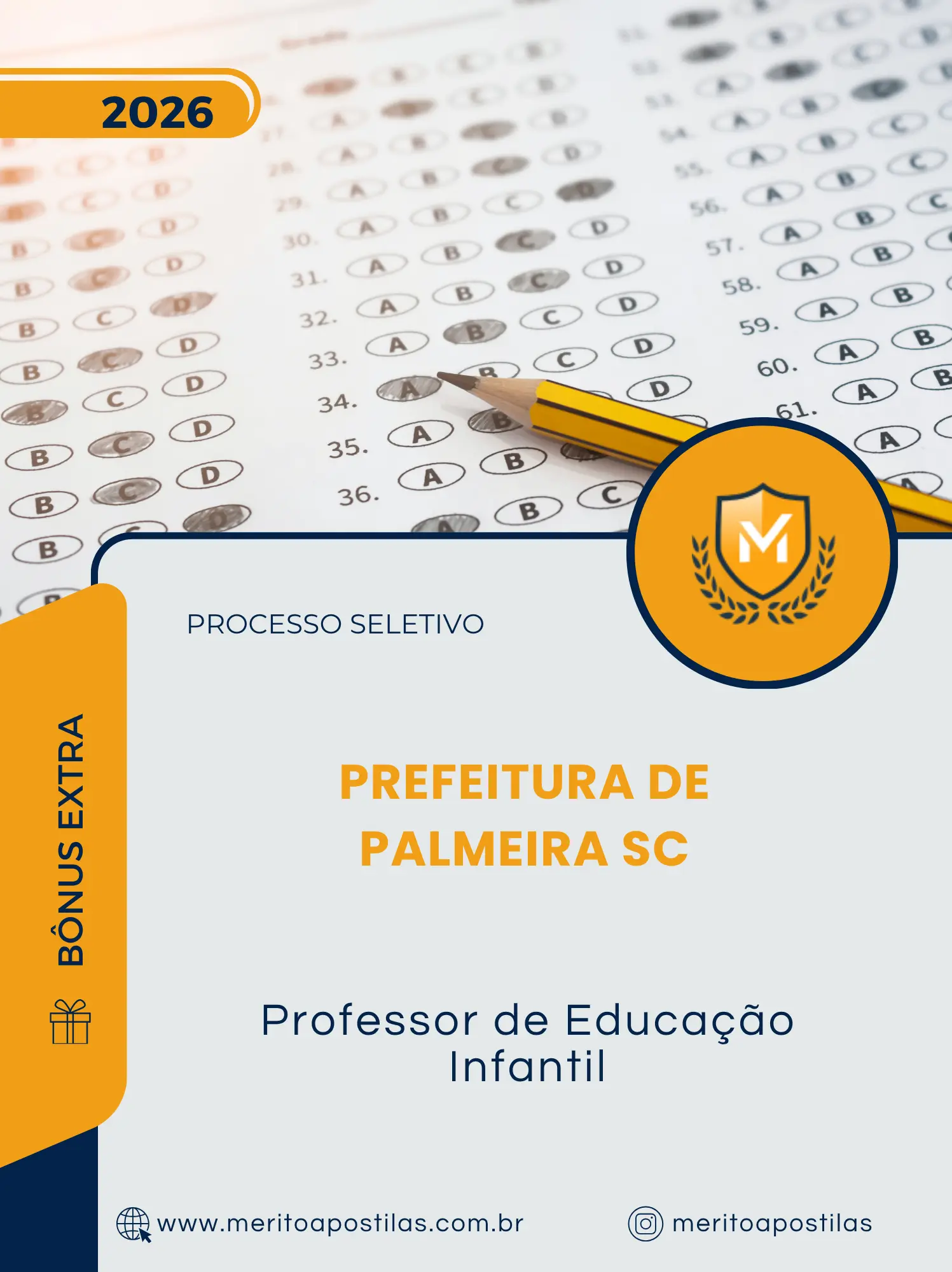 Apostila Professor de Educação Infantil Prefeitura de Palmeira SC 2026