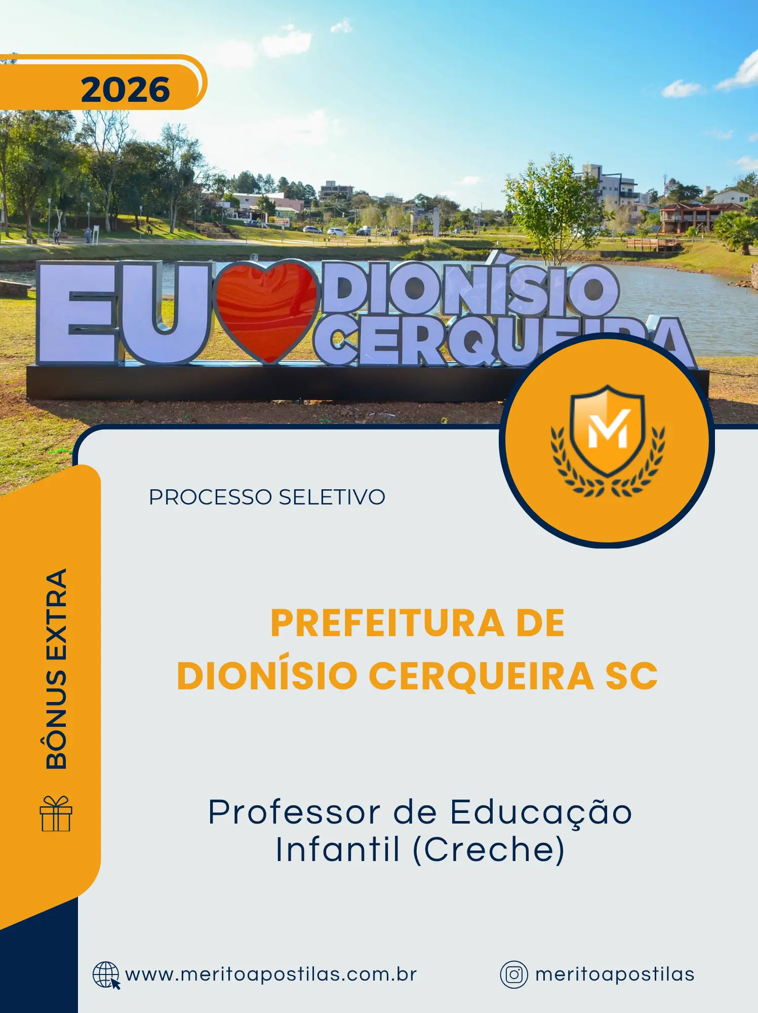 Apostila Professor de Educação Infantil Creche Prefeitura de Dionísio Cerqueira SC 2026