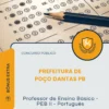 Apostila Professor de Ensino Básico PEB II Português Prefeitura de Poço Dantas PB 2026