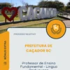 Apostila Professor de Ensino Fundamental Língua Portuguesa Prefeitura de Caçador SC 2026
