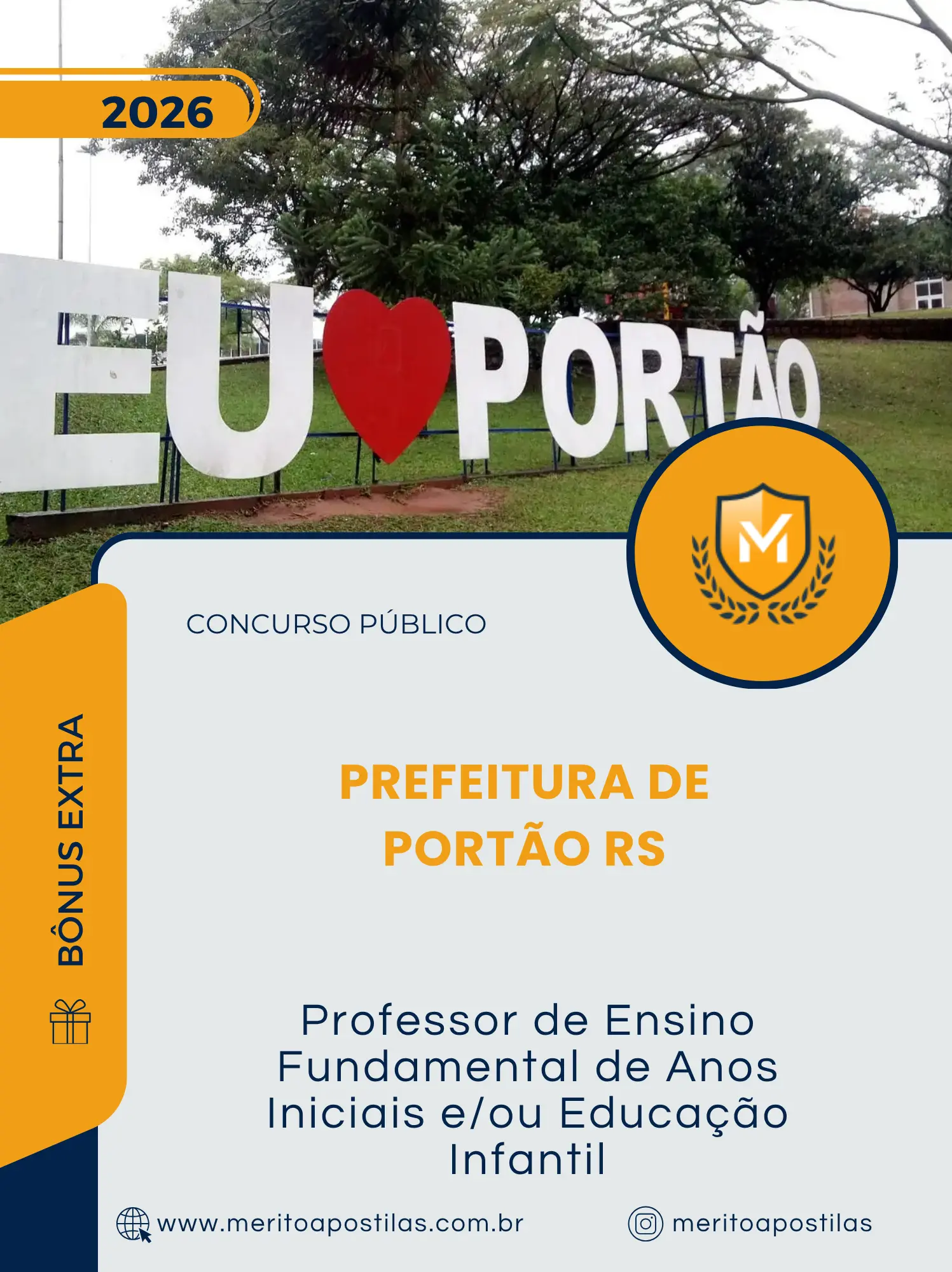 Apostila Professor de Ensino Fundamental de Anos Iniciais e/ou Educação Infantil Prefeitura de Portão RS 2026
