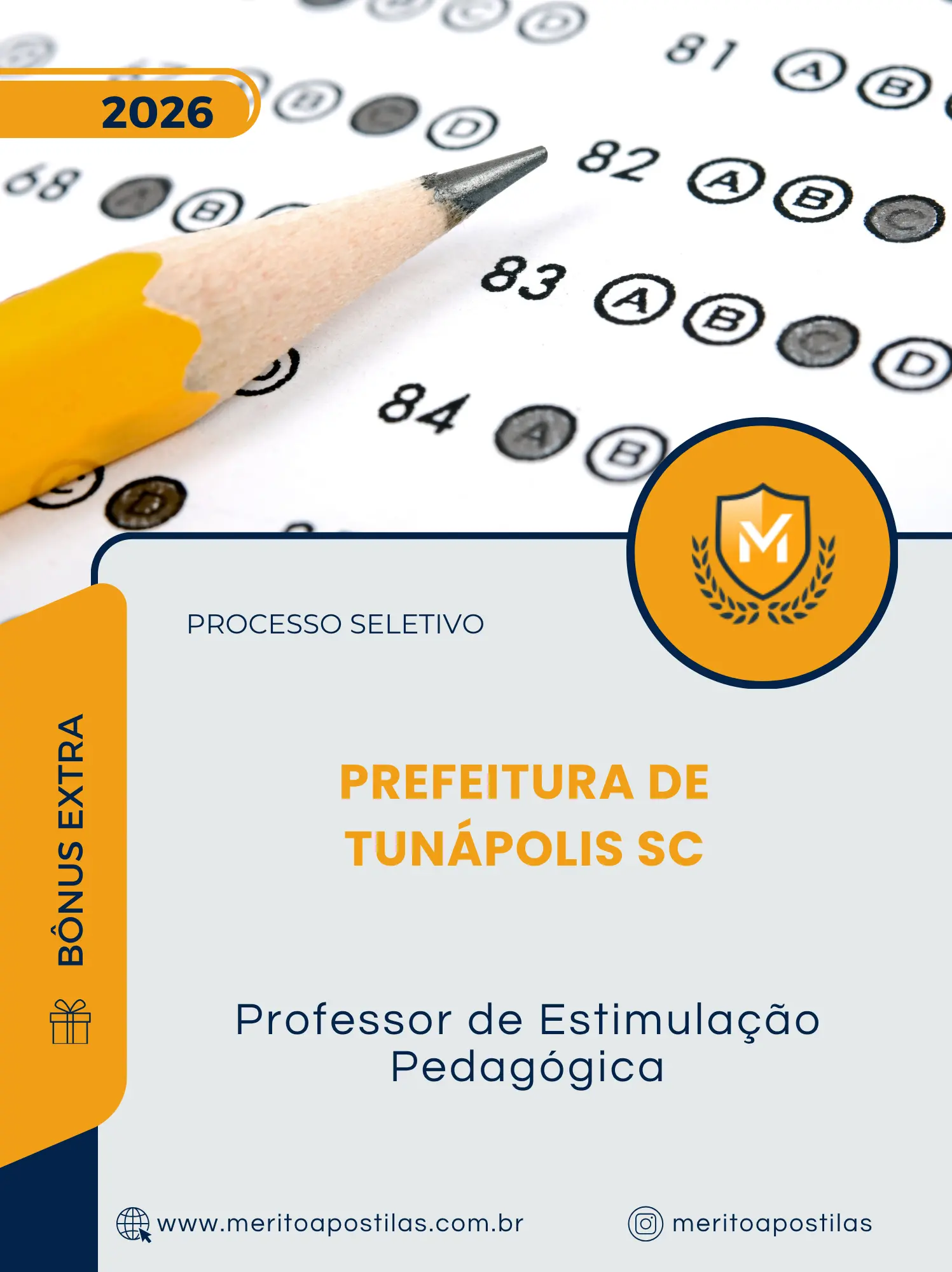 Apostila Professor de Estimulação Pedagógica Prefeitura de Tunápolis SC 2026