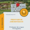 Apostila Professor de Língua Portuguesa Prefeitura de José Boiteux SC 2026