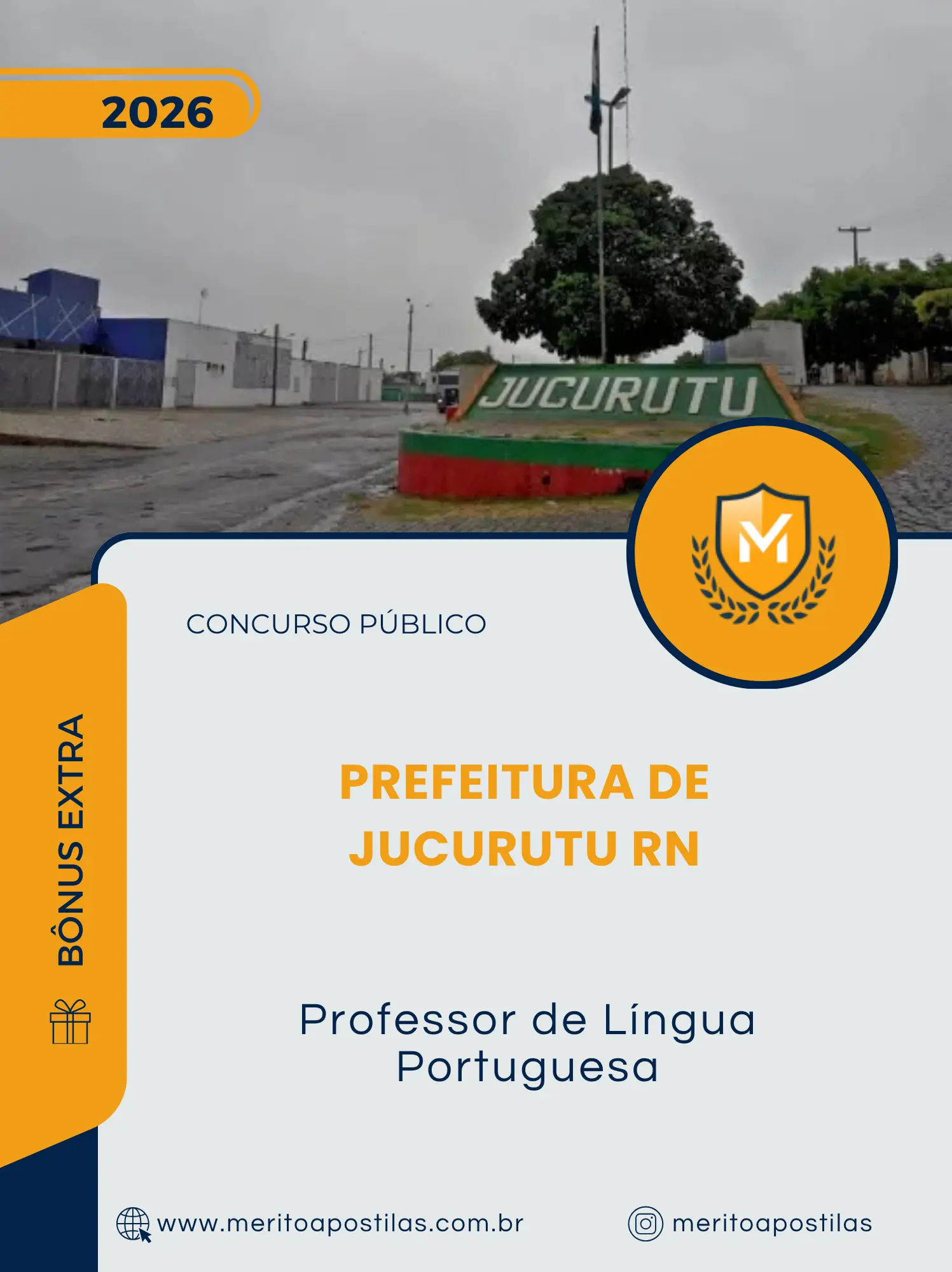 Apostila Professor de Língua Portuguesa Prefeitura de Jucurutu RN 2026