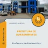 Apostila Professor de Matemática Prefeitura de Guaramirim SC 2026