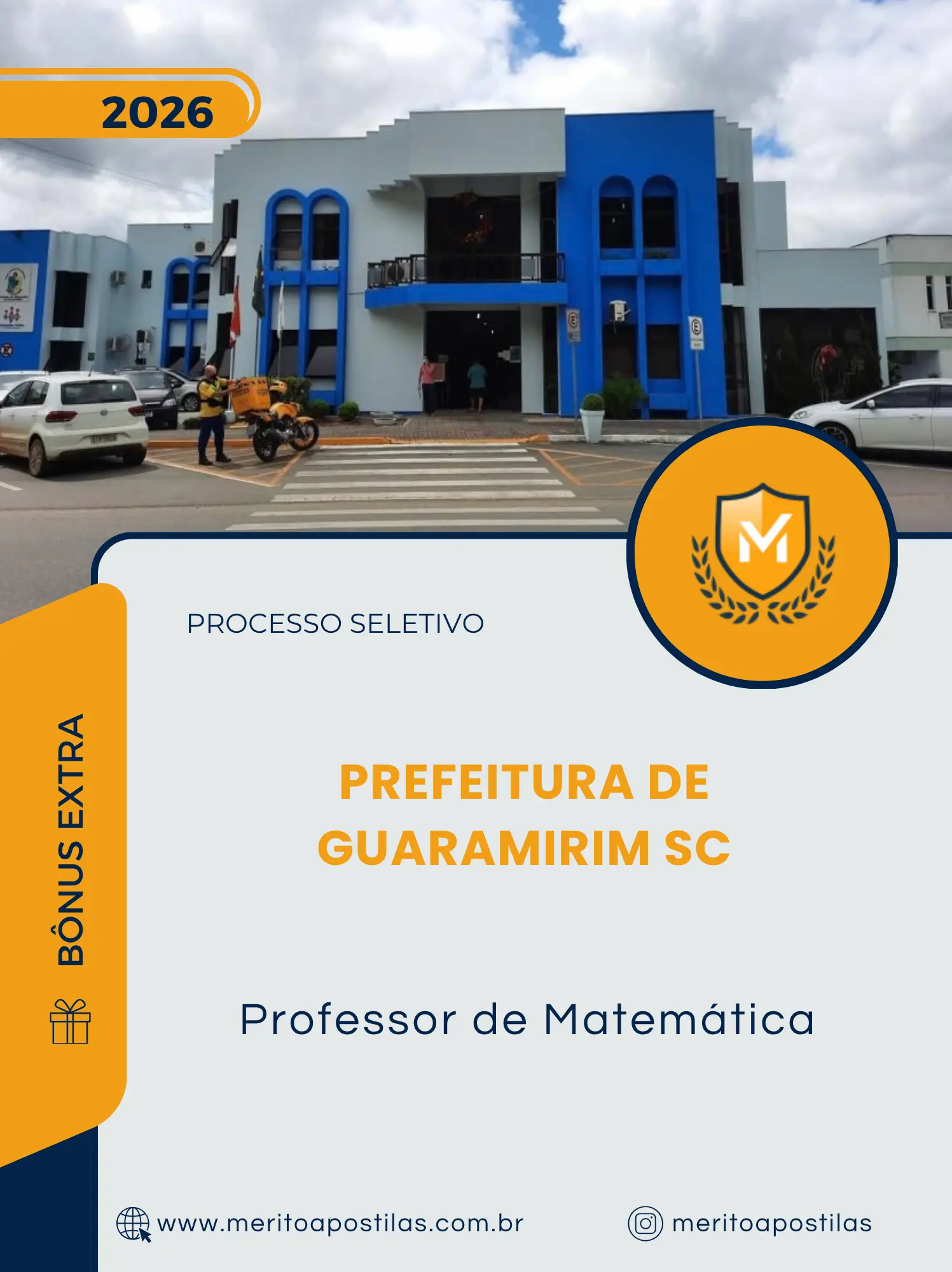 Apostila Professor de Matemática Prefeitura de Guaramirim SC 2026