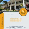 Apostila Professor do Ensino Fundamental Ciclos III e IV Língua Portuguesa Prefeitura de Mairinque SP 2026