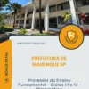 Apostila Professor do Ensino Fundamental Ciclos III e IV Matemática Prefeitura de Mairinque SP 2026