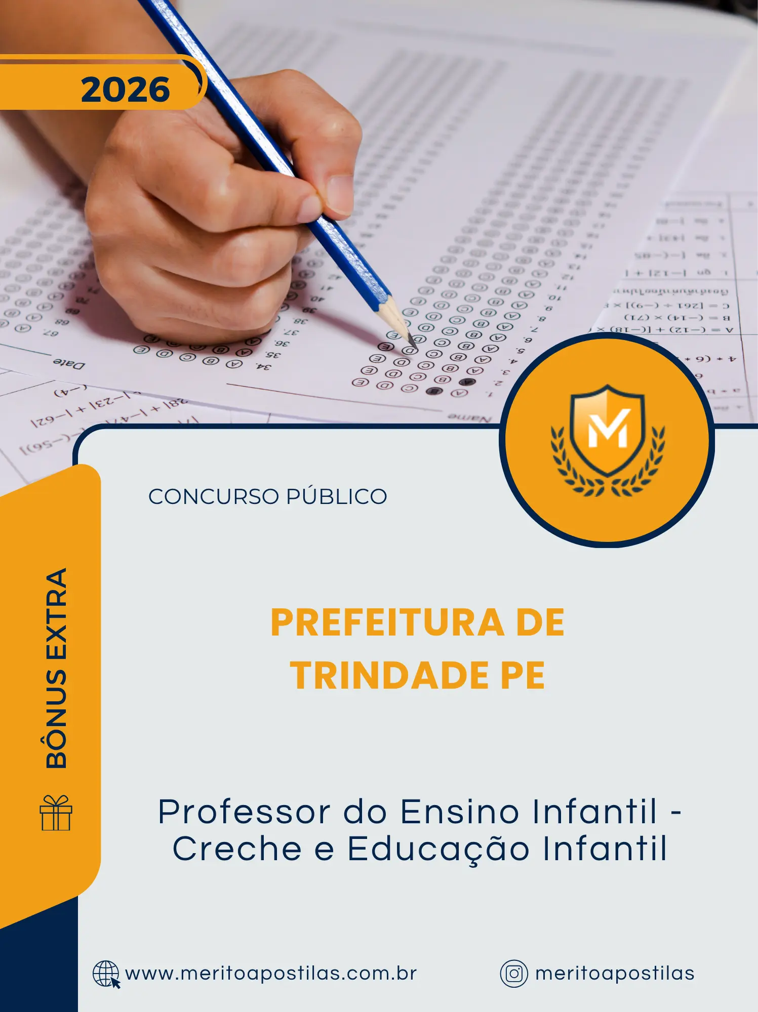 Apostila Professor do Ensino Infantil Creche e Educação Infantil Prefeitura de Trindade PE 2026