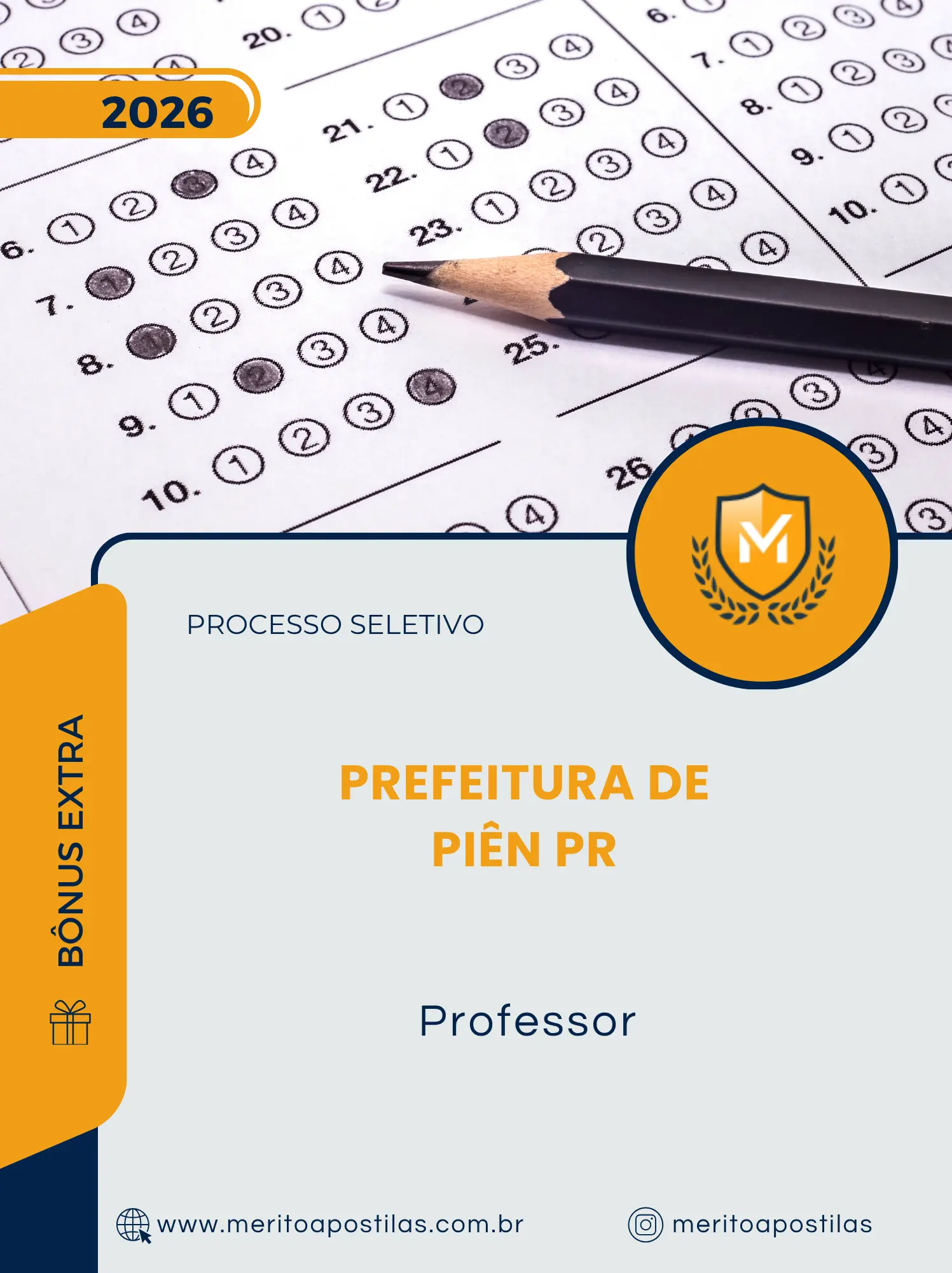 Apostila Professor Prefeitura de Piên PR 2026