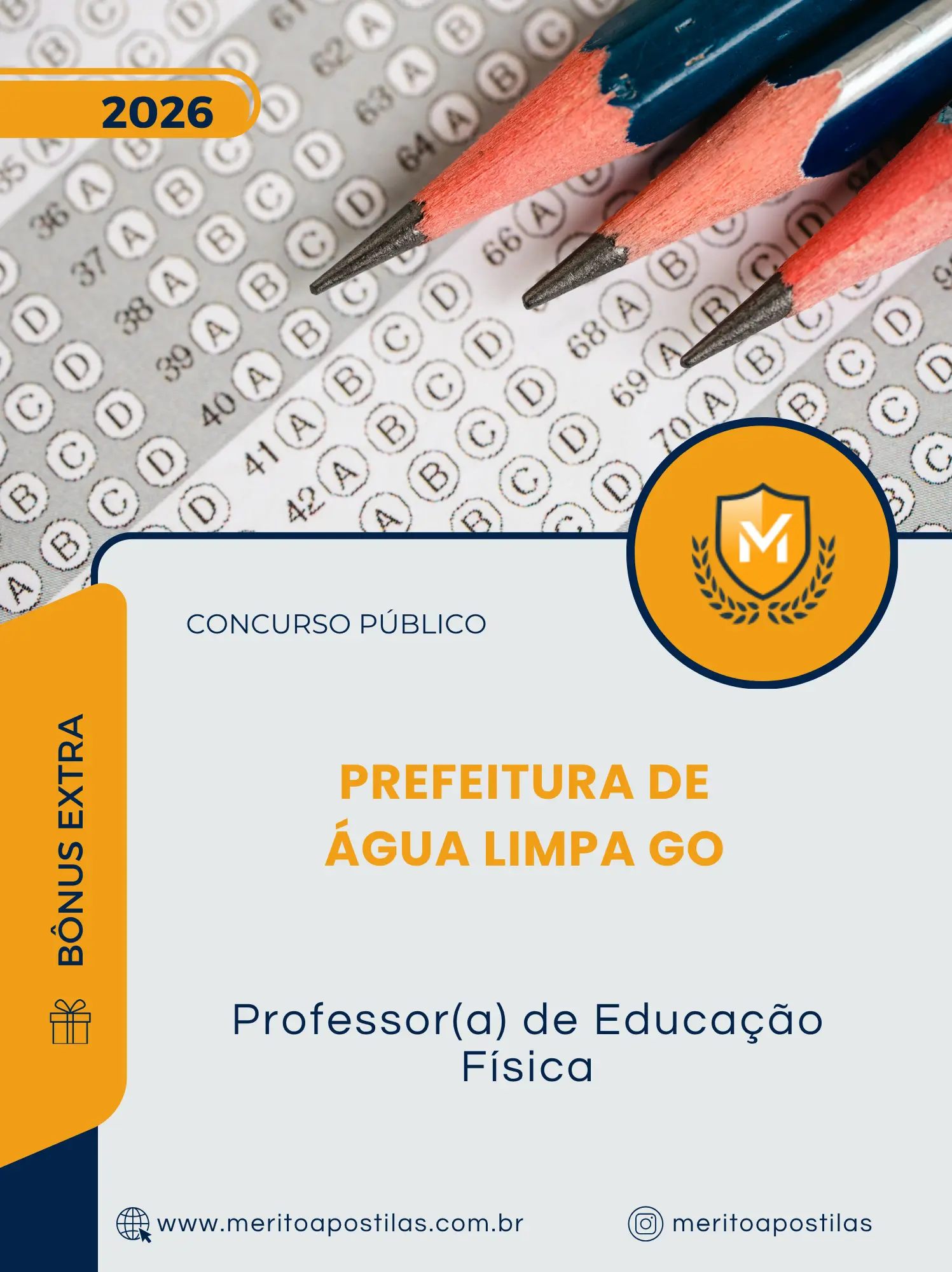 Apostila Professor(a) de Educação Física Prefeitura de Água Limpa GO 2026