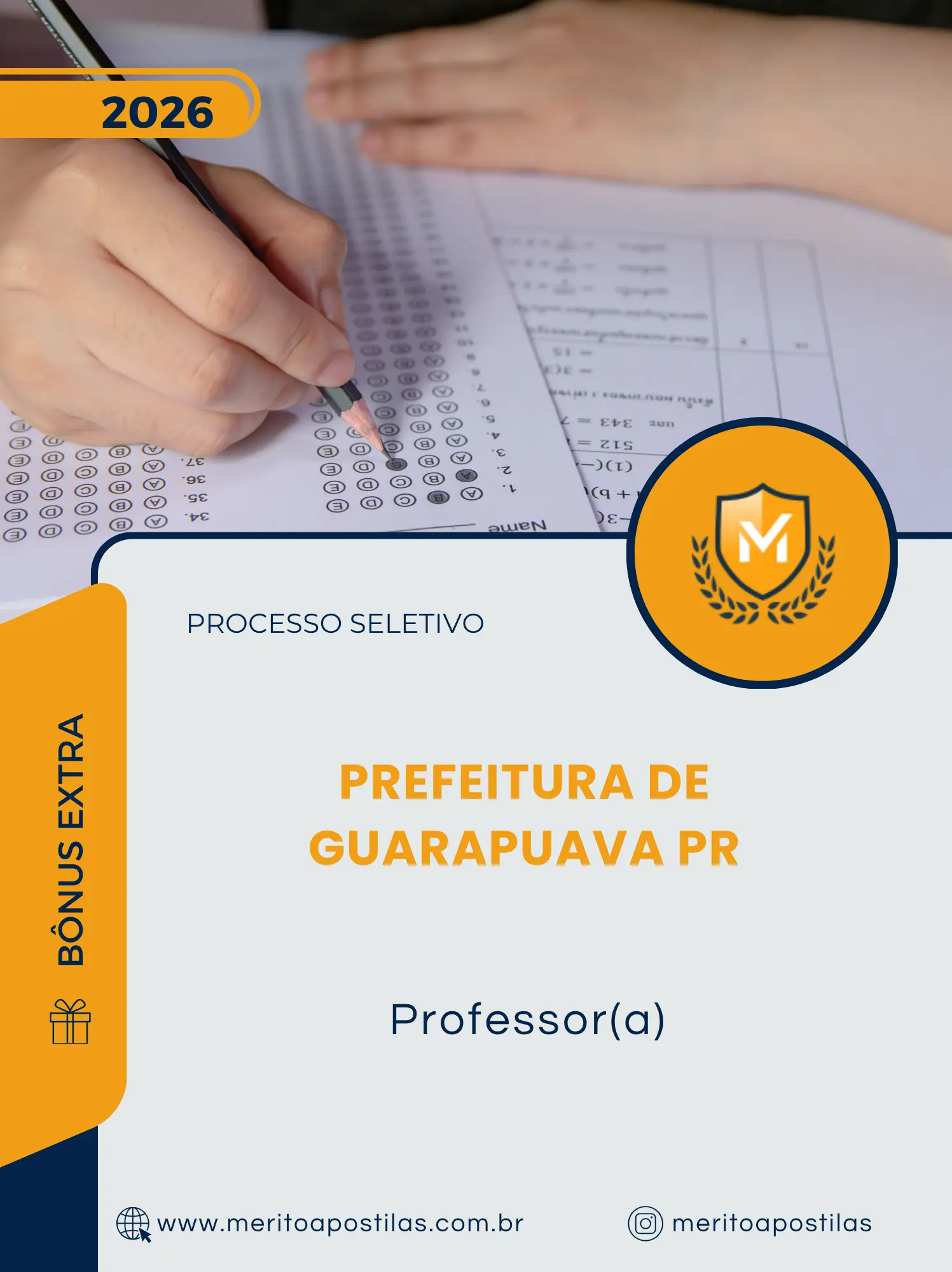 Apostila Professor(a) Prefeitura de Guarapuava PR 2026