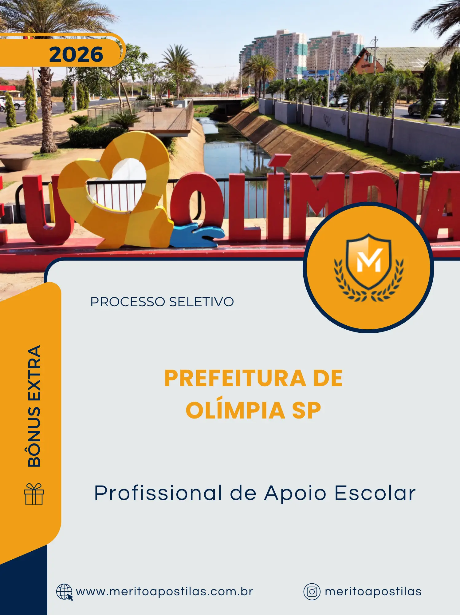 Apostila Profissional de Apoio Escolar Prefeitura de Olímpia SP 2026