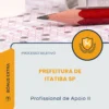Apostila Profissional de Apoio II Prefeitura de Itatiba SP 2026