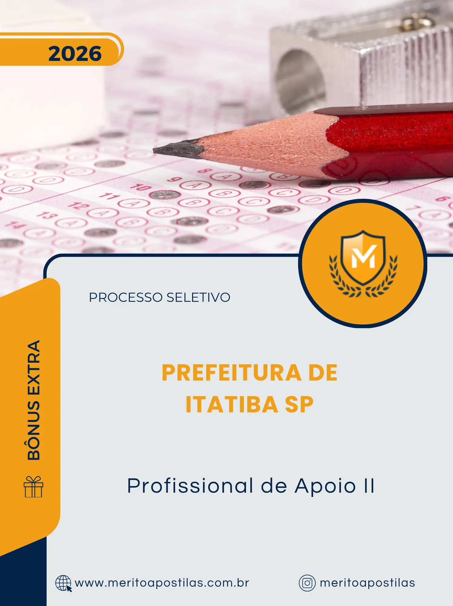 Apostila Profissional de Apoio II Prefeitura de Itatiba SP 2026