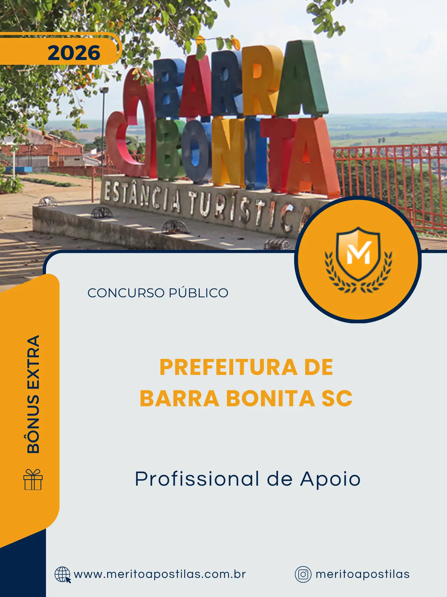 Apostila Profissional de Apoio Prefeitura de Barra Bonita SC 2026