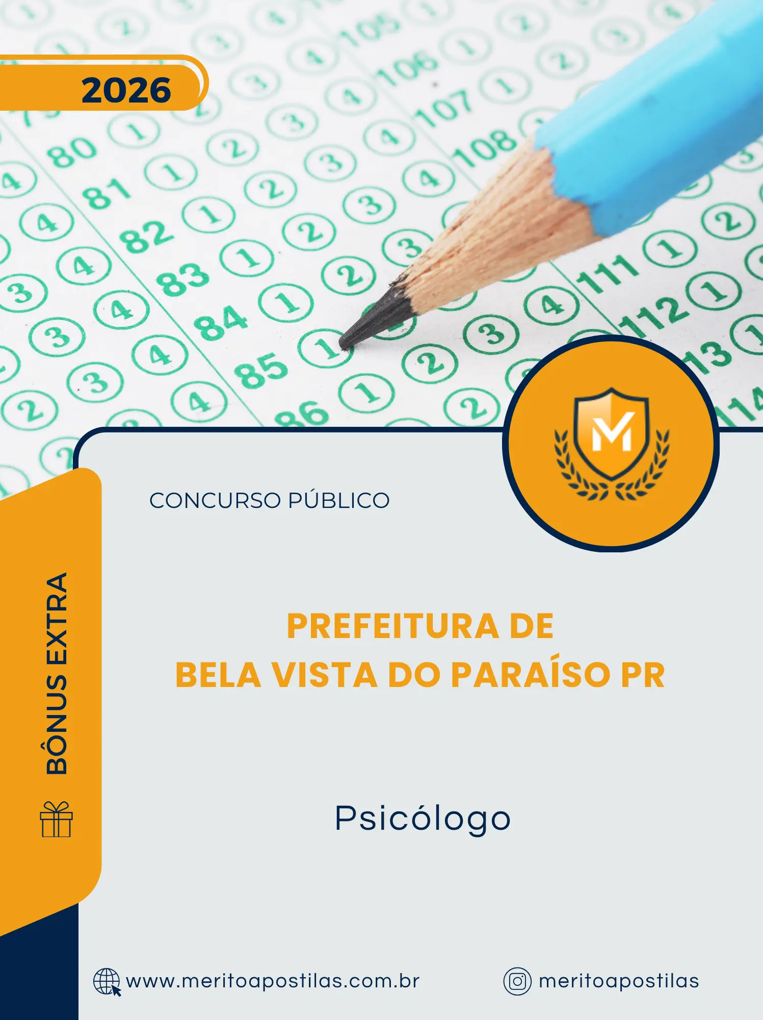 Apostila Psicólogo Prefeitura de Bela Vista do Paraíso PR 2026
