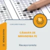 Apostila Recepcionista Câmara de Mirandiba PE 2026