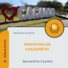 Apostila Secretário Escolar Prefeitura de Caçador SC 2026